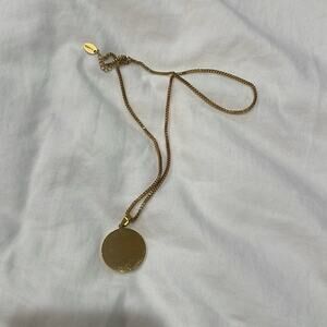 EllandEm Gold Disc Necklace